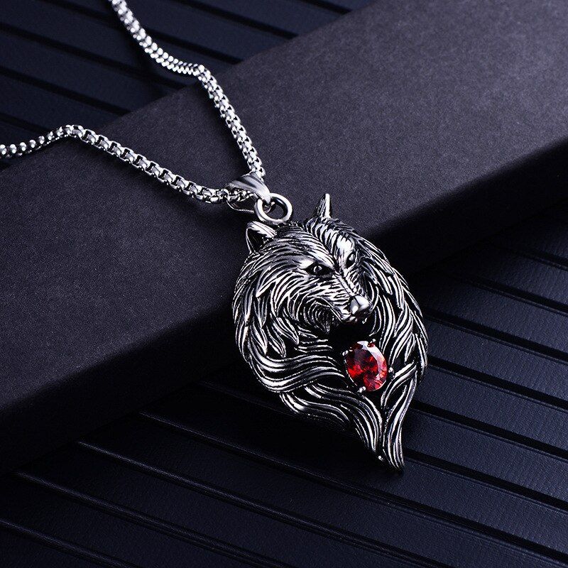 With in Neck on Decorations Titanium Steel Men Spike Necklace Cool Cool Hanging Decoration Fashion Stainless Steel Necklace