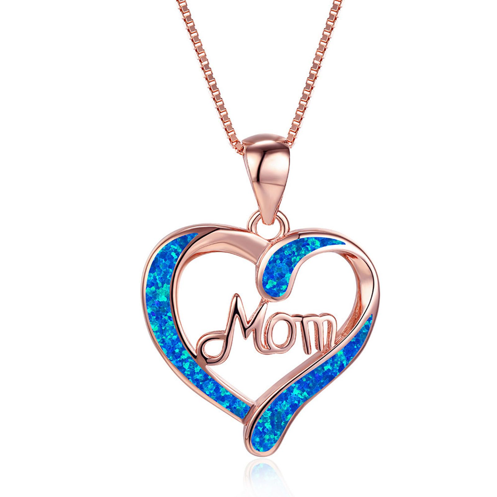 Chic Neckle Hollow Out Heart Exquisite Bright Luster Mother Neckle