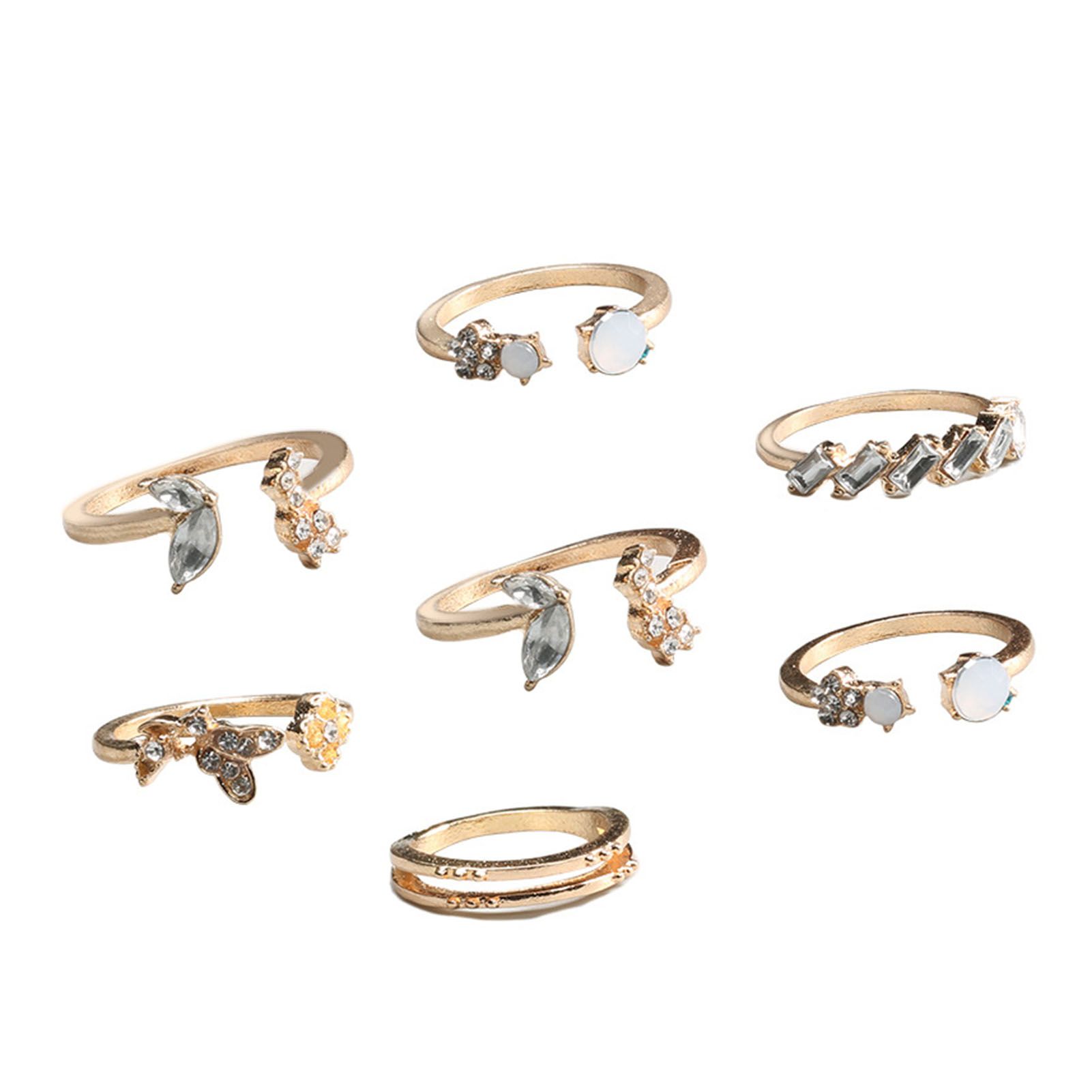 Knuckle Rings Geometric Exquisite Electroplating Knuckle Rings Knuckle Rings