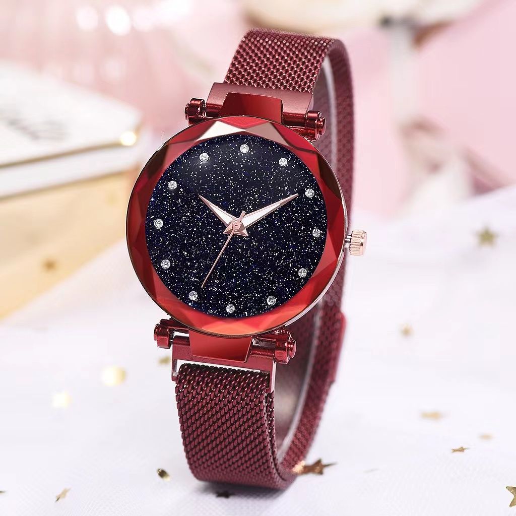 Magnetic Watch For Girls BLACK