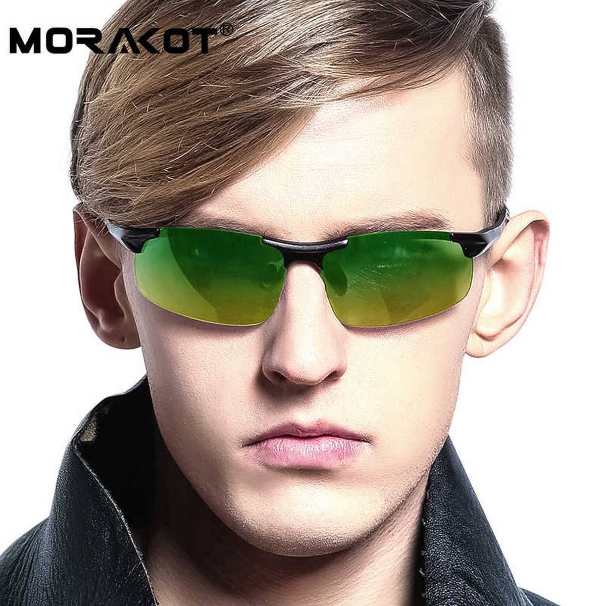 Exclusive Aluminium Day Night Vision Driving Glasses HD Polarized Sunglasses