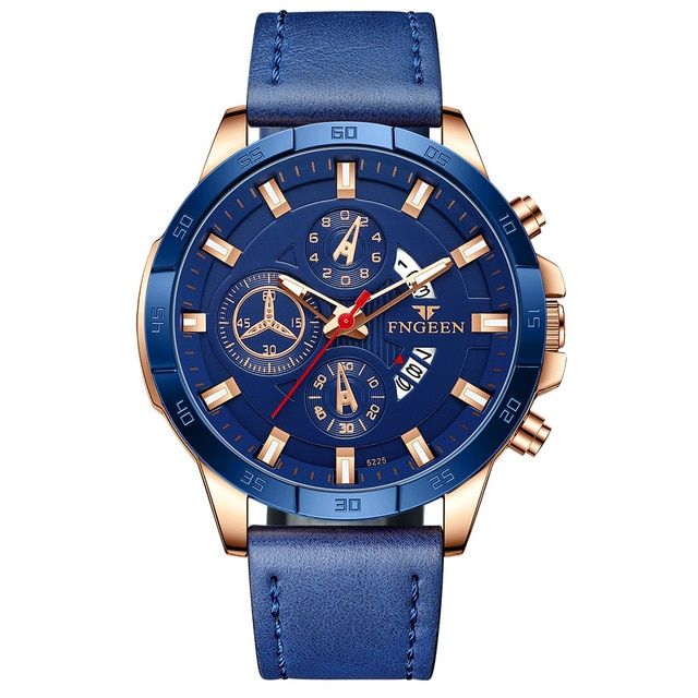 Fashion New 2021 Mens Watches Luxury Chronograph Full Steel Waterproof Quartz Watch Men Date Sports Clock Wristwatch