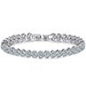 Fashion Women Roman Cubic Zirconia Brelet Bangle Bridal Jewelry Festival Gift