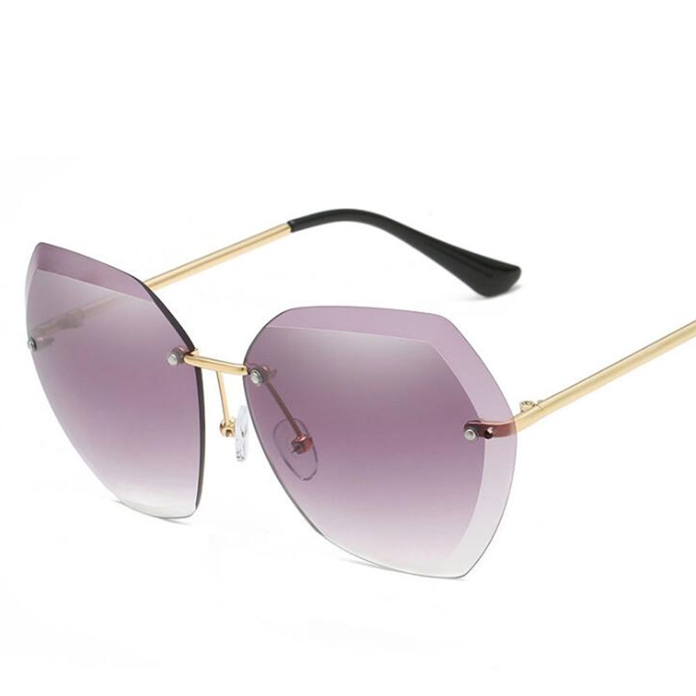 Yfashion UV400 Professional Lady Frameless High Strength Sunglasses