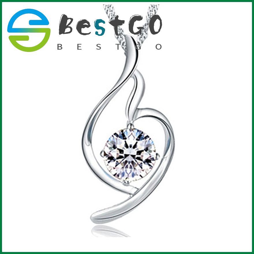 Temperament, Fashion, Fashion, Soft And Beautiful Pendant Necklace, South Korea'S New Exaggerated European And American Crystal, Noble And Elegant Curve Pendant