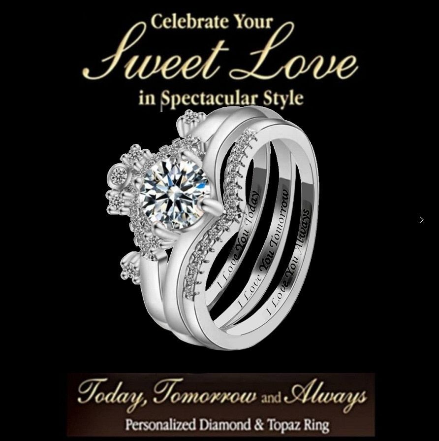 CHUHAN Simple Honeycomb Bee Finger Ring Zircon Stackable Band Ring Wedding Jewelry for Women