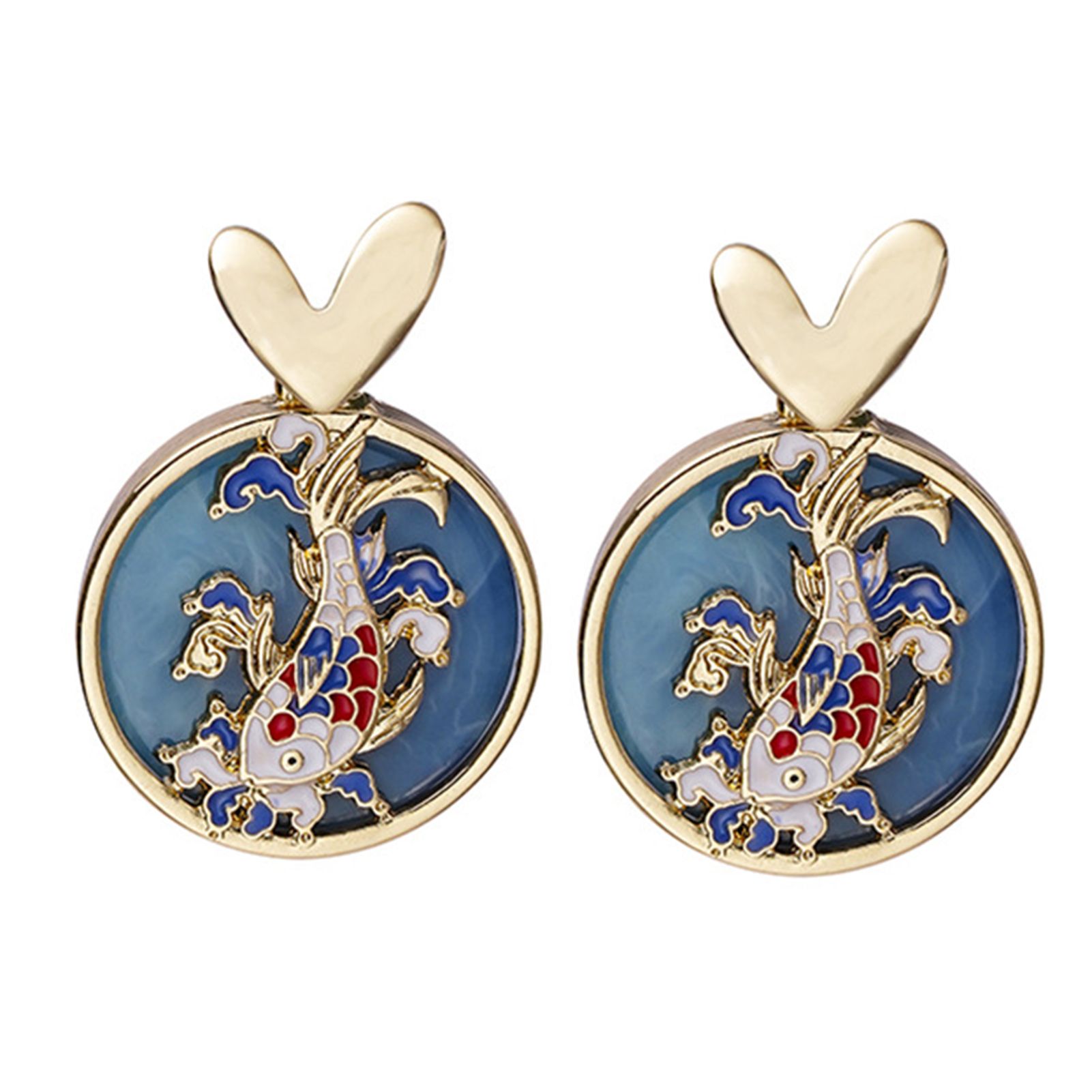 Drop Earrings Attrtive rror Polish Stud Earrings