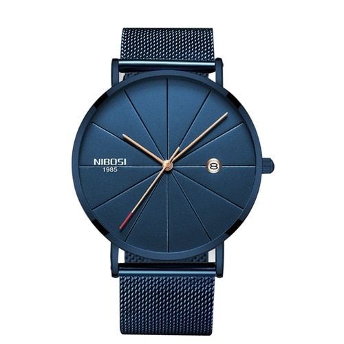 NIBOSI Relogio Masculino Mens Watches Top Brand Luxury Ultra Thin Wrist Watch Men Watch Clock Erkek