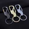 Men's Creative Gifts Simple Metal Keychain Key Chain Car Business Key Ring