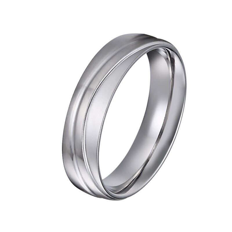 Classic Alliances Mutil Layers marriage couple wedding rings set for men and women silver color stainless steel jewelry