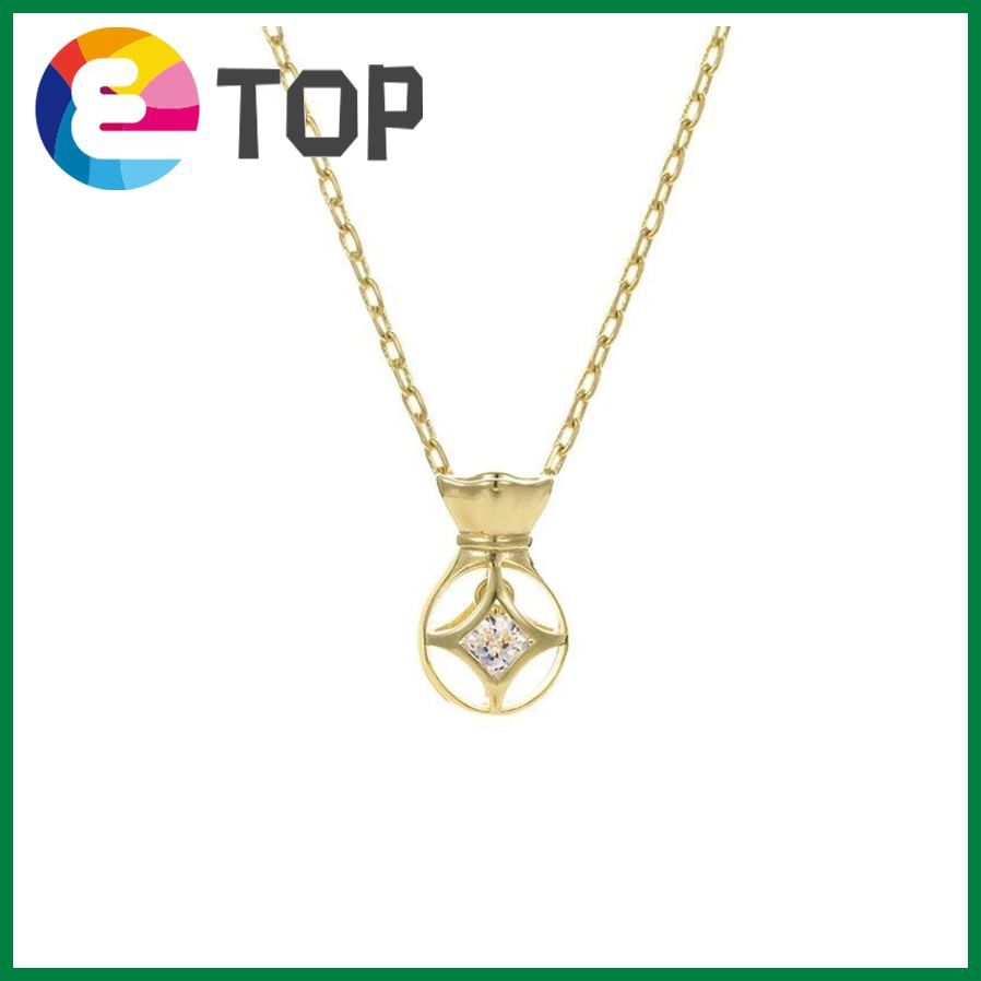 Korean Fashion Simple Women'S Necklace K Gold Plated Necklace Women