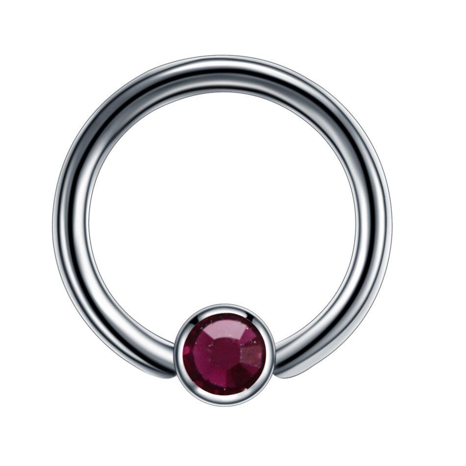 1PC G23 Titanium Opal Ear Septum Piercing Nose Gem Ball BCR Piercings CBR Helix Tragus Labret Rings Piercings Body
