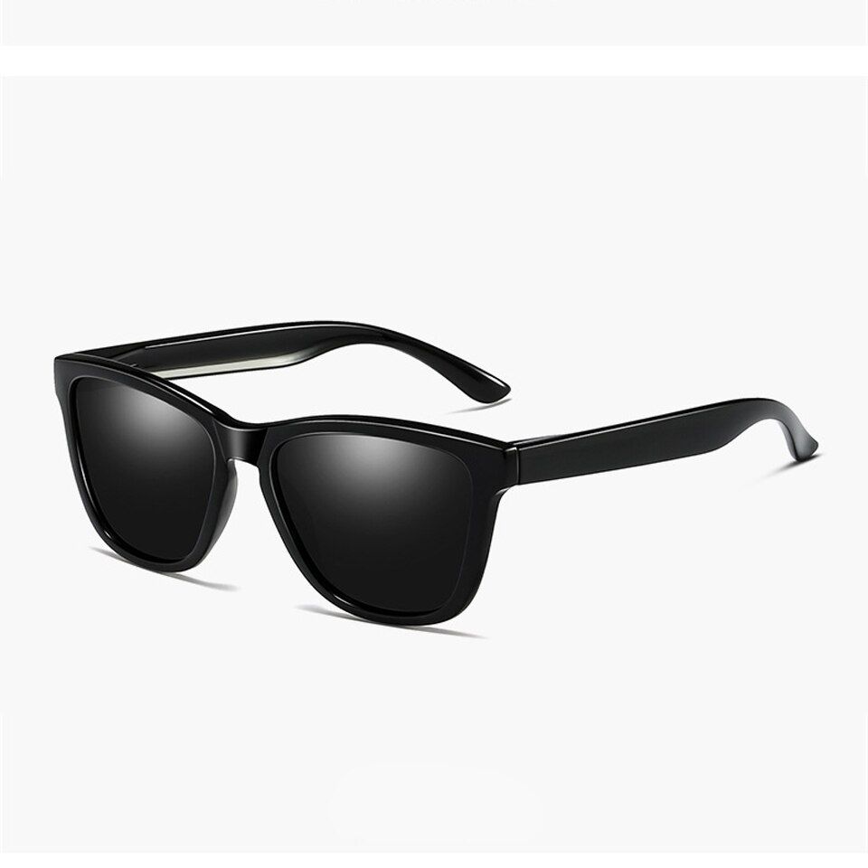 black greyELITERA Vintage Frame Polarzied Sunglasses Men Women Unisex Driving UV Protection Eyewear