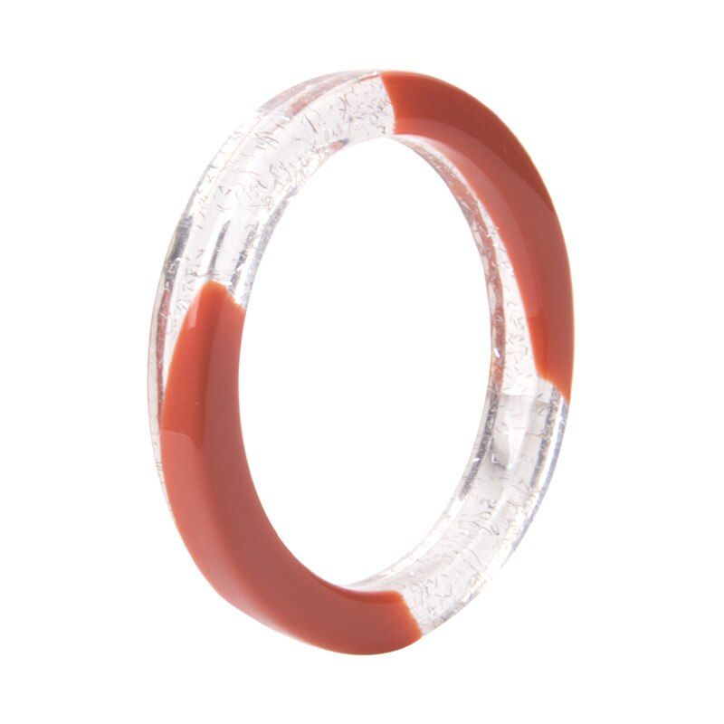 GuanLong Colorful Acrylic Resin Bangles Women Indian Bangle Bracelet with Designer Charms Cute Friendship Bracelets for Girls