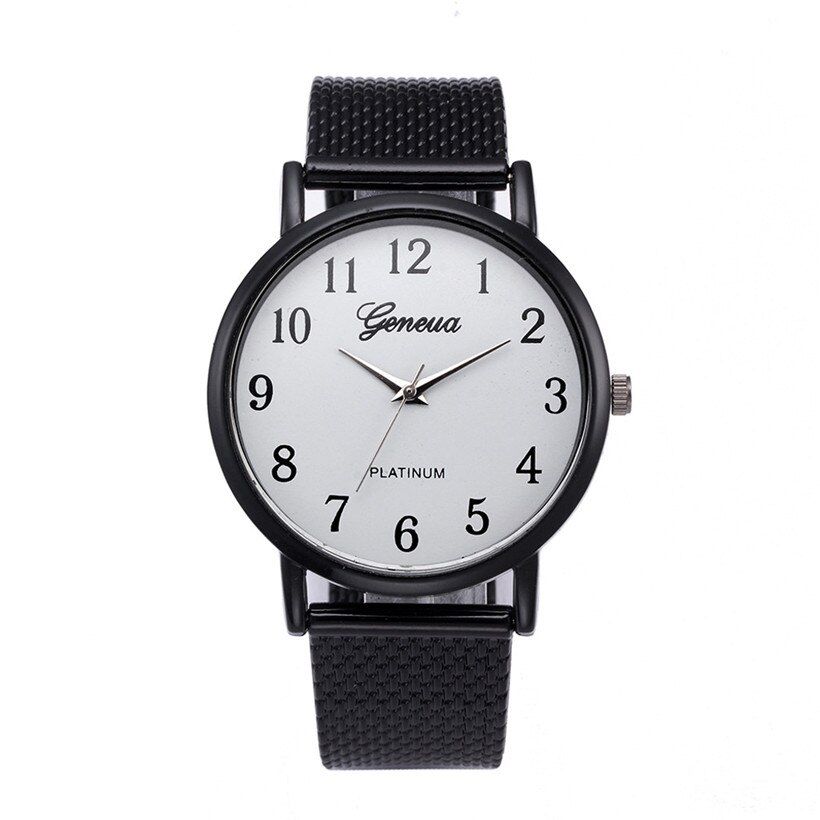 Fashion Women Simple Style Black Watches Luxury Casual Ladies Stainless Steel Quartz Watch Relogio Feminino Dropshipping