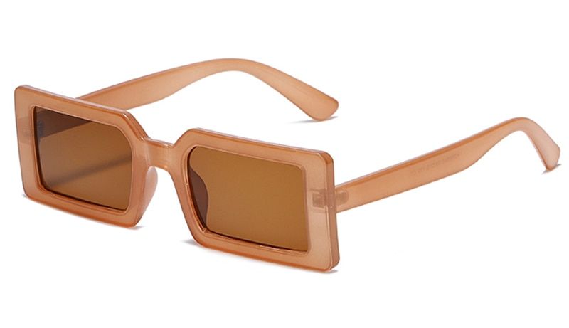 brownPeekaboo black square sunglasses women small brown gift men green sun glasses for women cheap accessories uv400 dropshipping