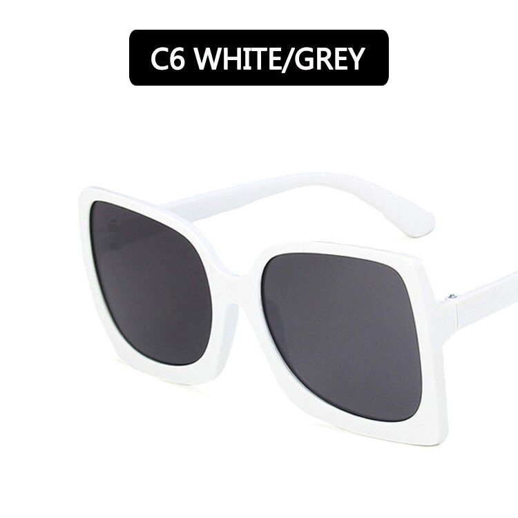 C62020 Fashion Oversized Sunglasses Women Brand Designer Plastic Female Big Frame Gradient Sun Glasses UV400 gafas de sol mujer