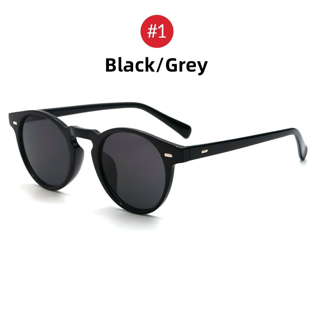 VIVIBEE Retro Men Square Sunglasses Vintage UV400 Leopard Frame Women 2021 Anti Glare  Designer Summer Eyeglasses-1 Black Grey
