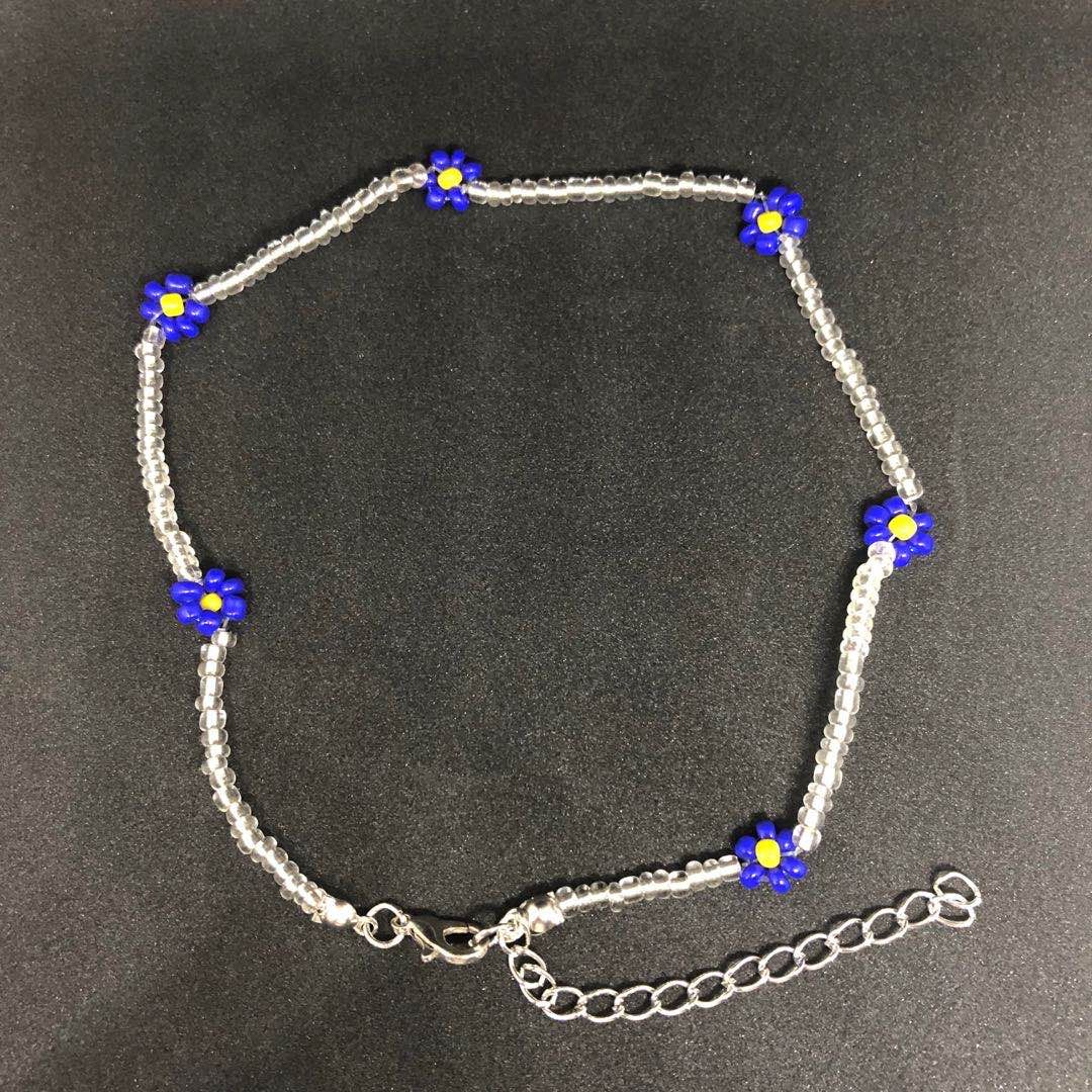 colorful beads choker necklace boho Handmade Rainbow Bead chain necklaces for women Candy Color Short Collar jewelry