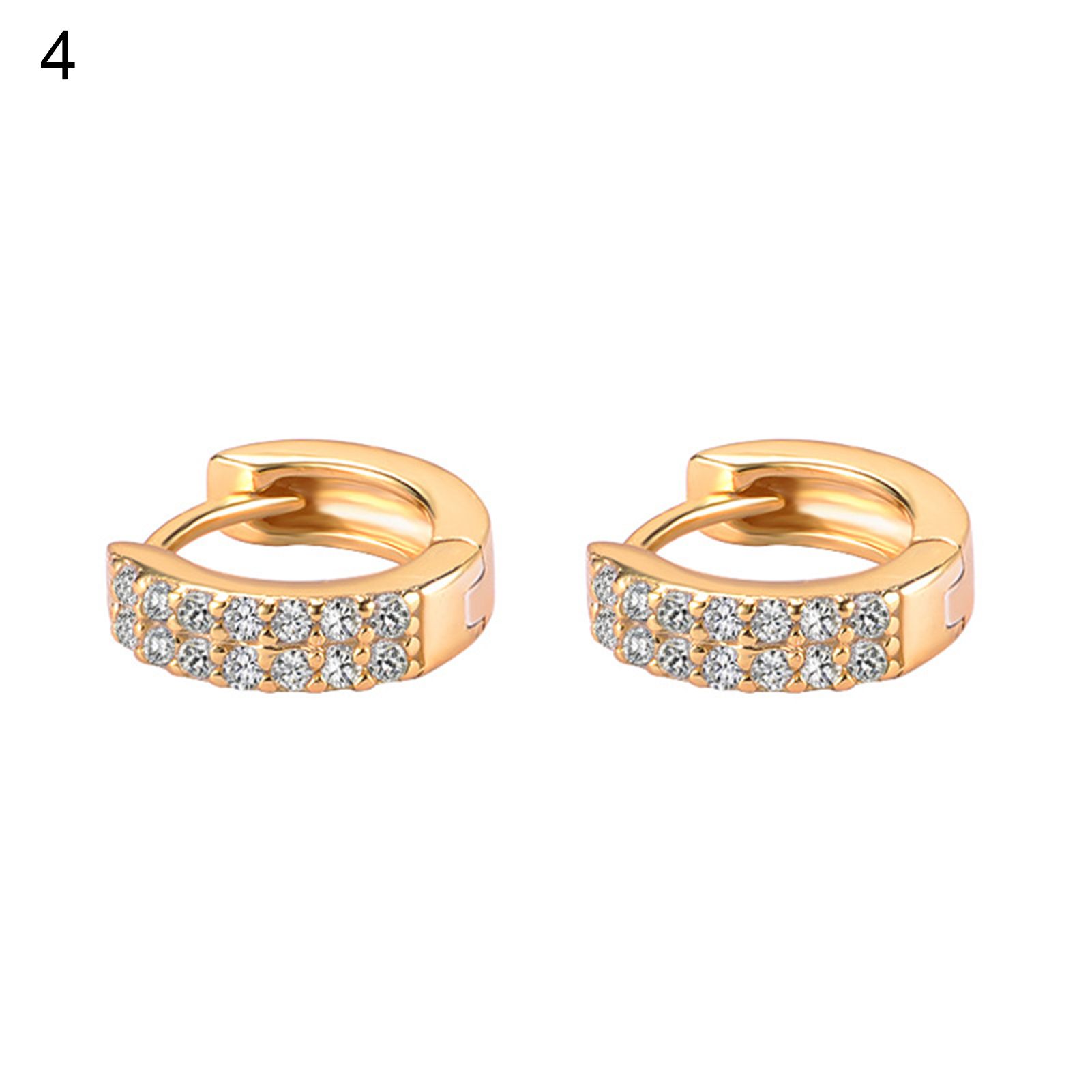 Hoop Earring Round Electroplating Copper Hoop Round Earring