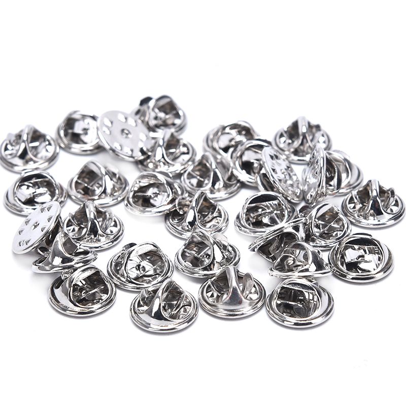 30Pcs/Pack Brooch Pins Back Button Buckle Clasps Brooch Base Jewelry Accessories