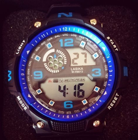 premium quality Boy's Digital Waterproof Sport Fashion Luxury Military Quartz Watch Alarm Day Time LED Wristwatches With BOX