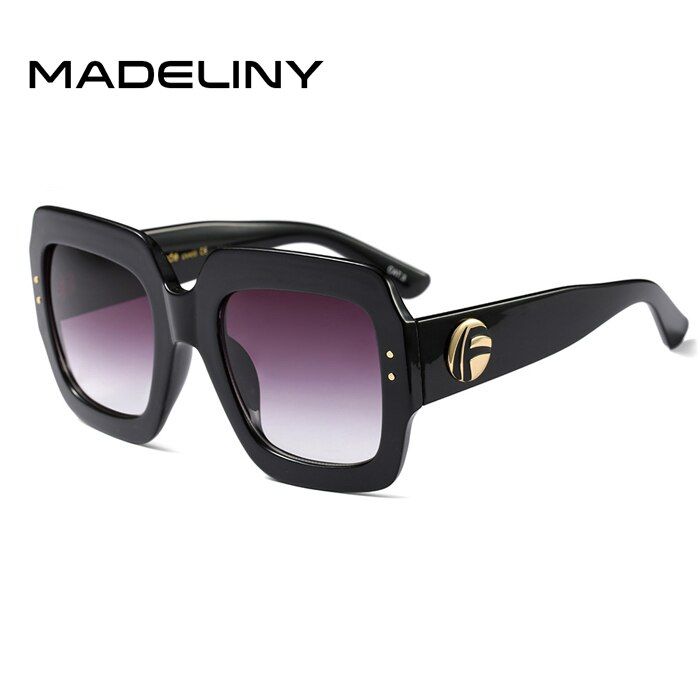 C4MADELINY Popular Sunglasses Luxury Women Brand Designer Square Summer Style Big Frame Top Quality UV Protection Sun Glass MA178
