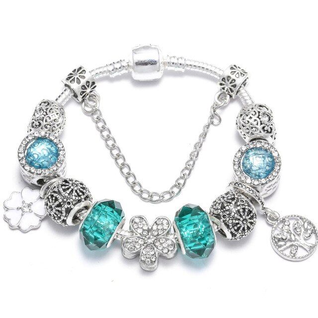 Silver Color Animal Style Charm Bracelets With Nice Marano Beads Fit Fine Bracelet For Kids Special Gift Dropshipping