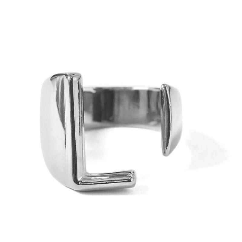 A-Z Open Size Rings For Women Friends Meaningful Jewelry Letter Metal Best Gifts Engagement Wedding Jewelry 2020 band Popular