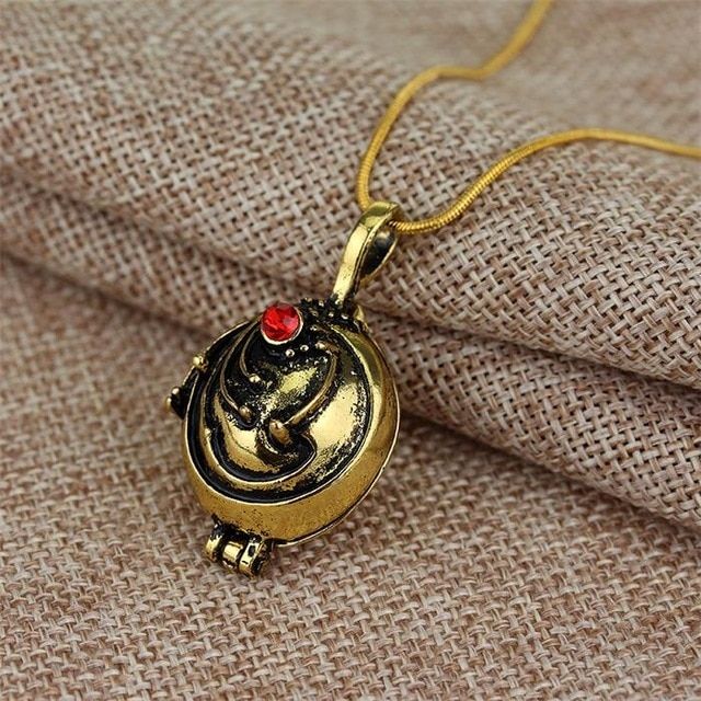 The Vampire Diaries Necklace Elena Gilbert Vervain Verbena Photo Locket Men Women Party
