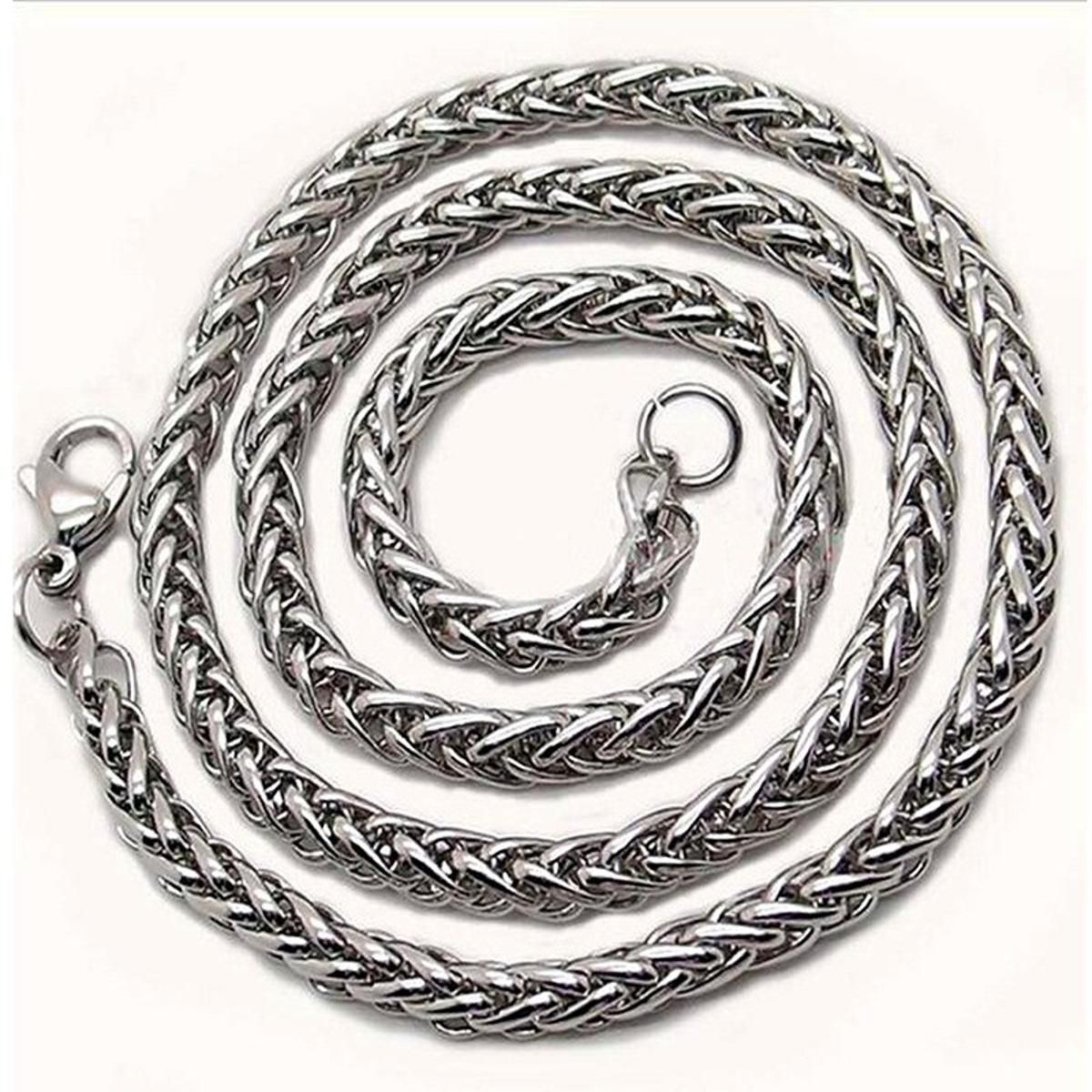 HNSP 316L Stainless steel chain necklace for men 3MM/4MM/5MM/6MM width Male Jewelry Necklace