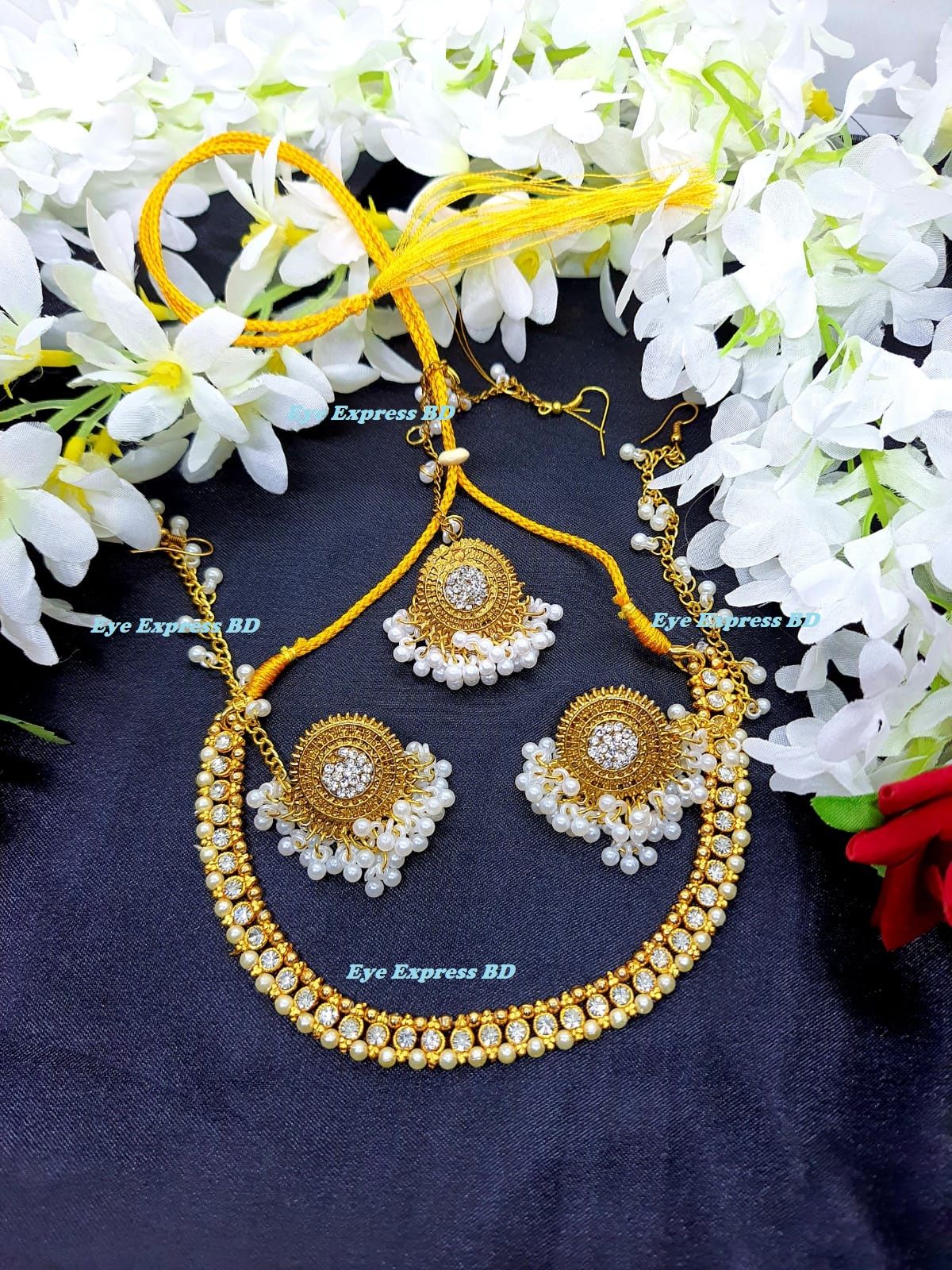 New  Bahubali   Earring & Tana & Tikli & Nacklace set for Women