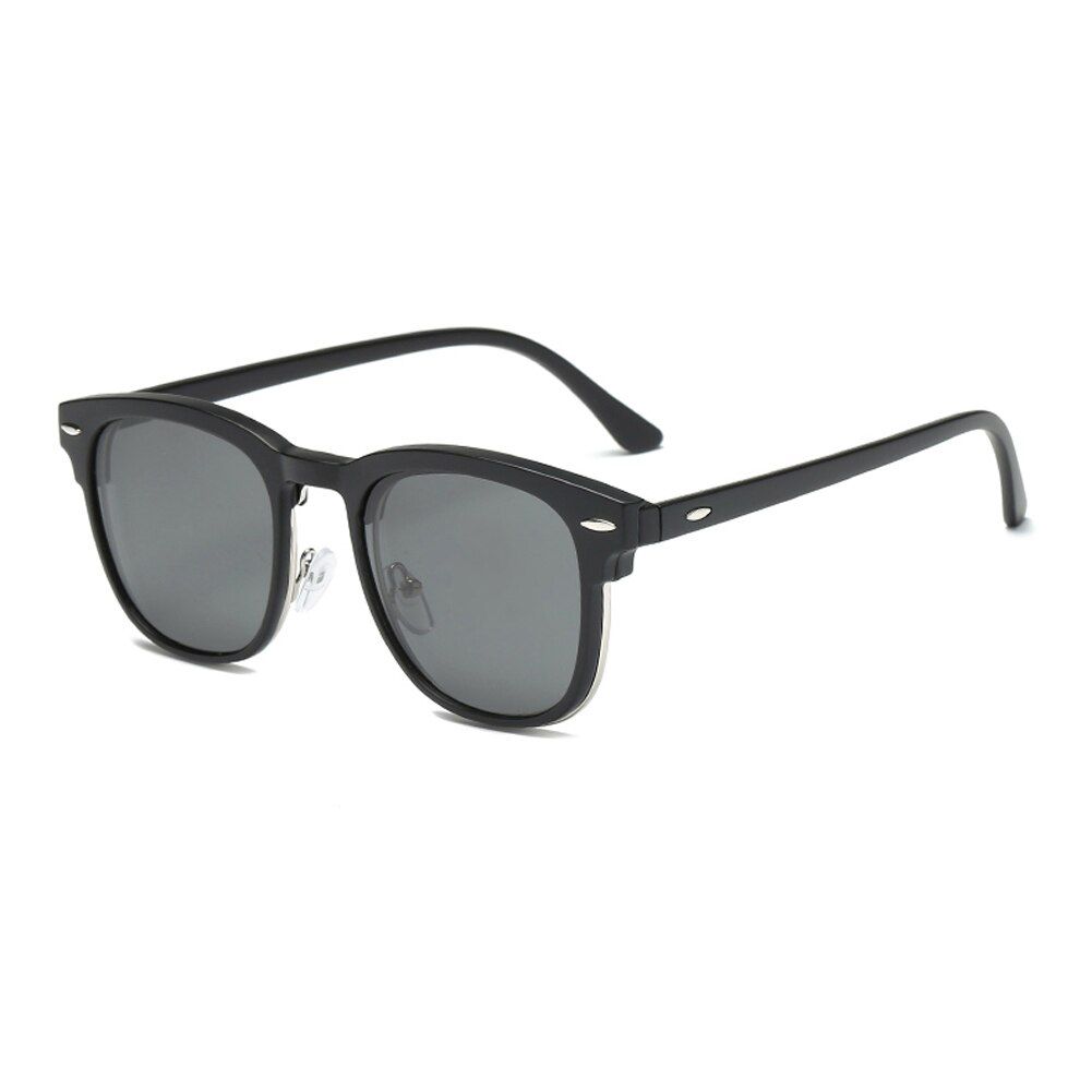 221C8ZB C1RUISIMO Magnet Polarized Sunglasses Polaroid Clip Mirrored Clip on Sunglasses clip on glasses Men Prescription Myopia