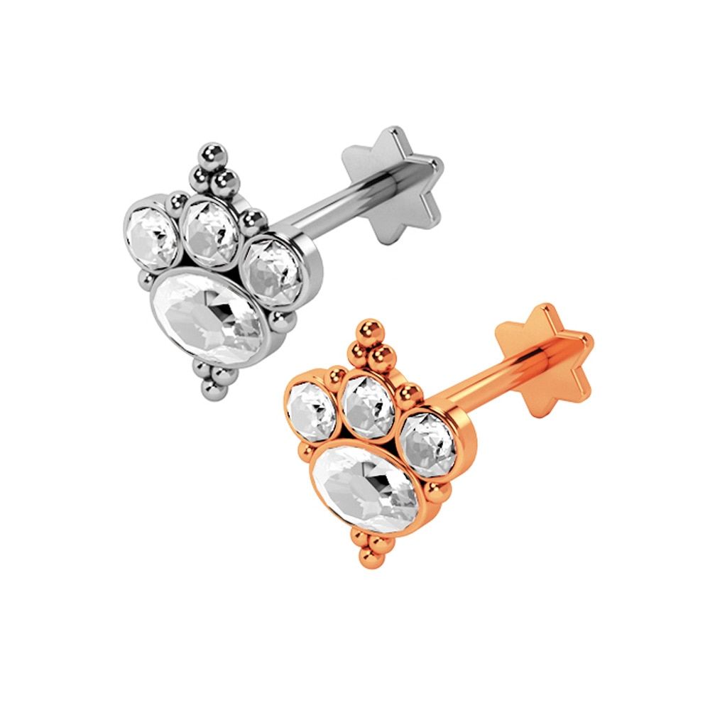 1PC Steel Tragus Cartilage Piercing Oreja Stud Conch Ear Piercing Jewelry Helix Sexy Body Piercing Jewelry