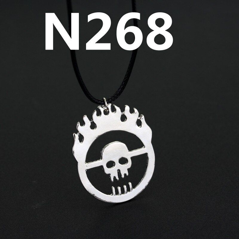 New Mad Max Fury Road War Immortan Joe Burning Skull Faction Hollow Logo Pendant Necklace Men Jewelry