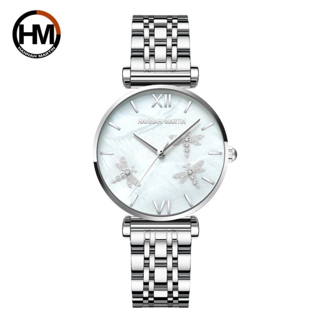 1 set Dropship Women Rose Gold Top Luxury Brand Quartz Rhinestone Fashion Waterproof Wristwatches earings Dress relogio feminino