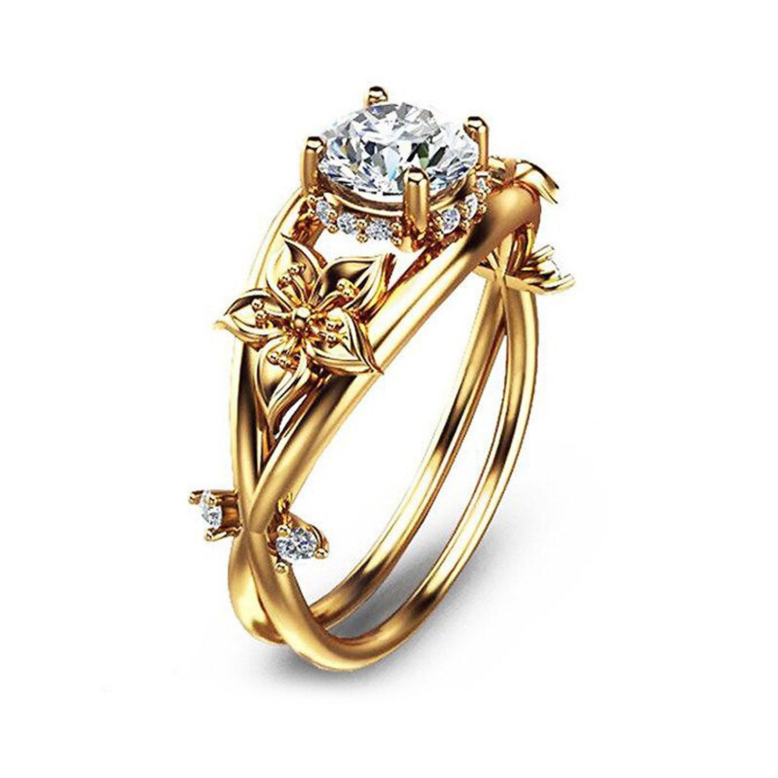 Princess Ring Exquisite Sparkling Fashion Appearance Finger Ring