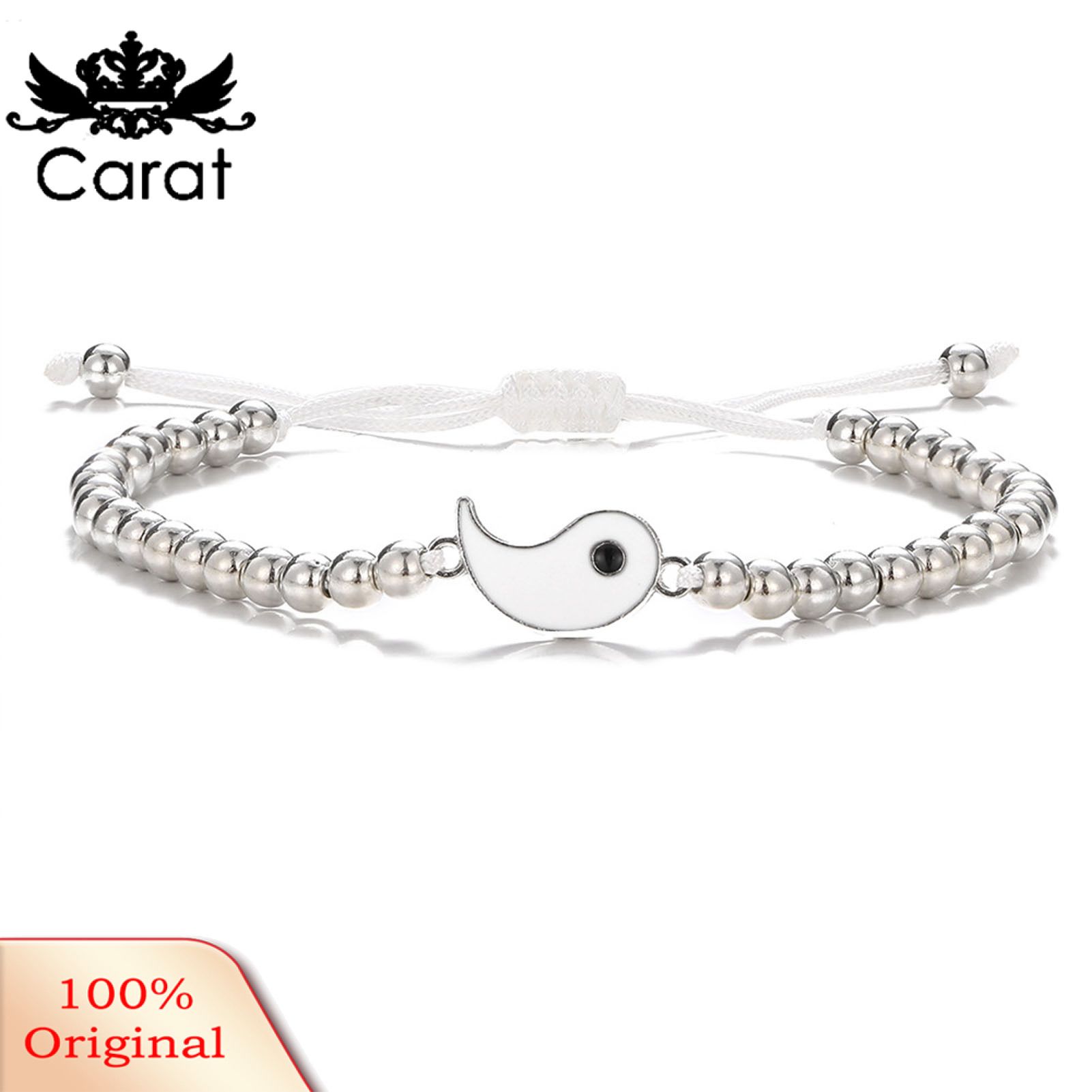 Chinese Style Bracelet Tai Chi Alloy Best Friend Friendship Bracelet for Outdoor