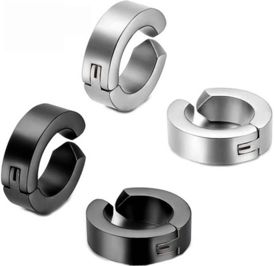 Huggie Hinged Hoop Earrings -1pcs