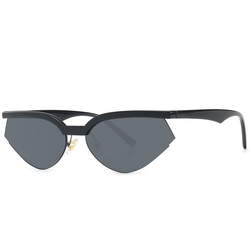 Black GrayYoovos Cat Eye Sunglasses Women 2019 Small Frame Trendy Brand Plastic Fashion Vintage Sun Glasses for Female UV400