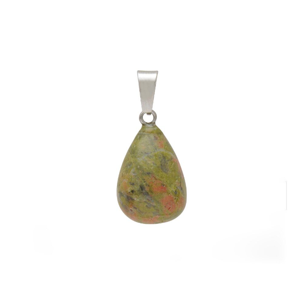 SEVENSTONE Natural Chakra Stone Angel Water Droplet Women Pendant Men Pendants Lucky Gifts for Mother Jewelry lol(null)