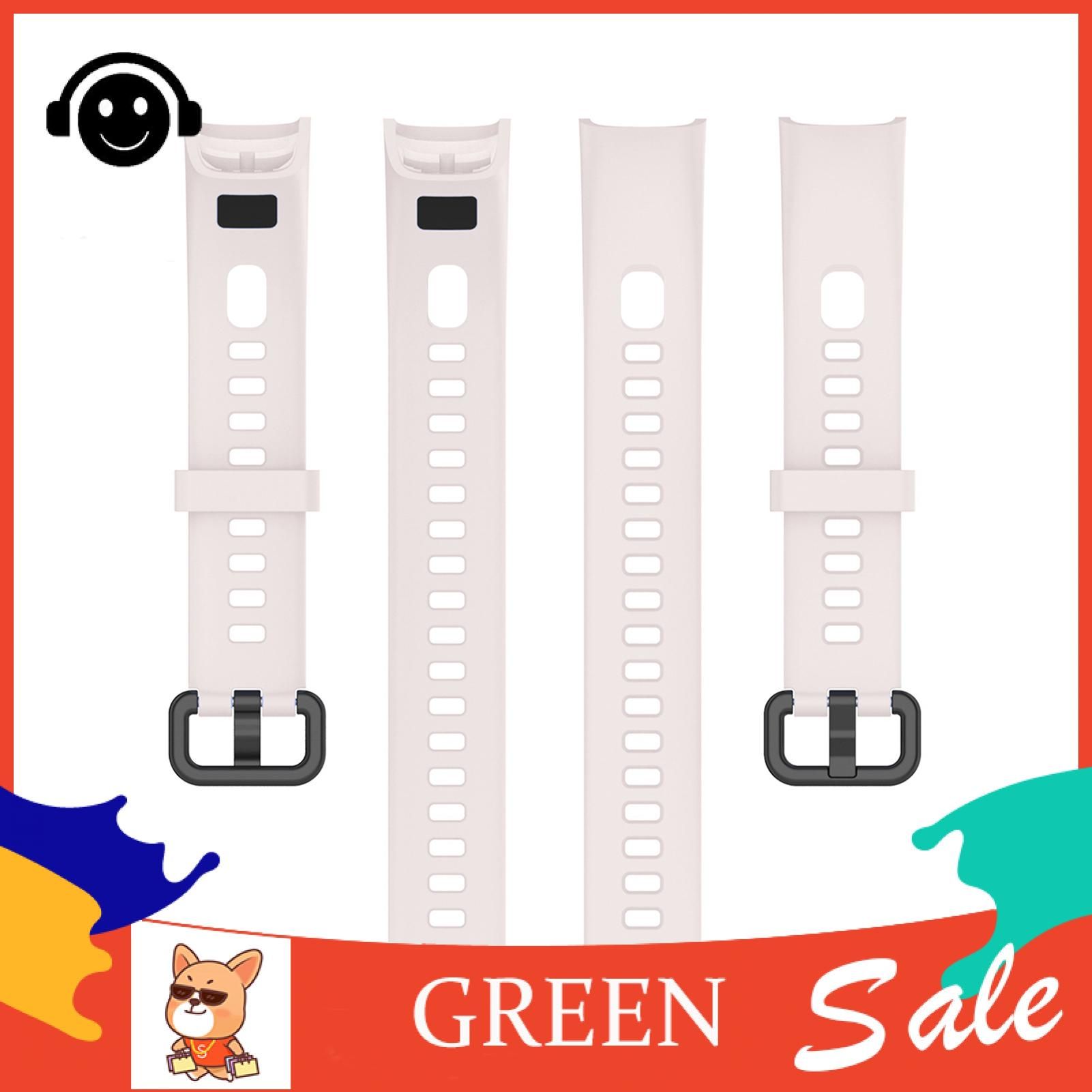 Green forest Watch Strap Reusable Silicone Sport Wristband Replacement Strap
