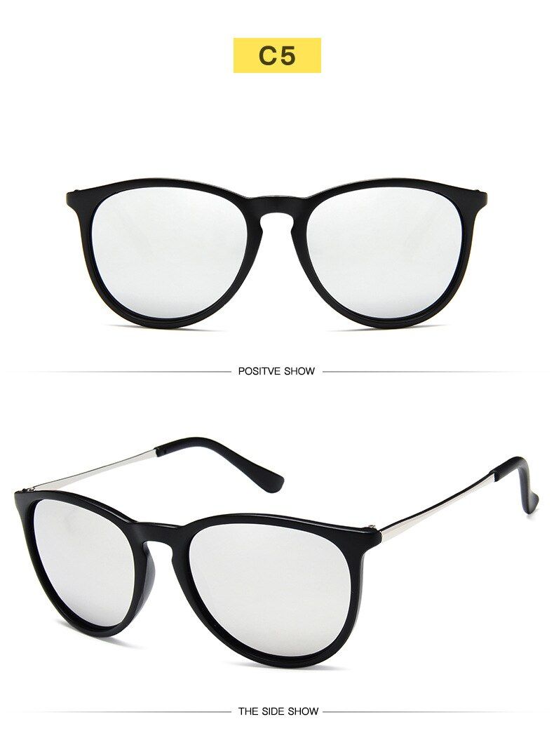 HOOLDW Vintage Cat Eye Sunglasses Women Brand Designer Sun Glasses Oculos De sol Feminino Rays Protection Mirrored Oculos De sol