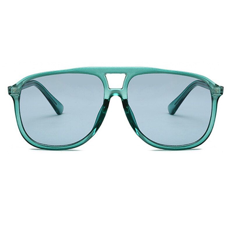 C1-BlueALOZ MICC Men Oversize Sunglasses Women Candy Colors Fashion Acetate Sun Glasses Female Vintage Style Eyewear Q81