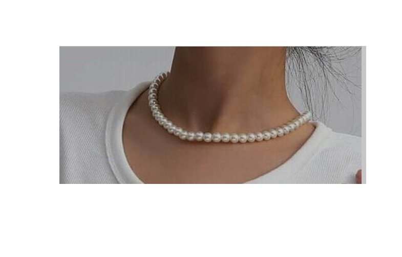 Pearl Chain Necklace Women