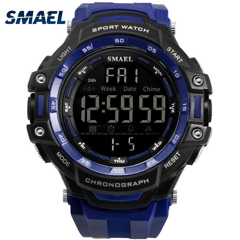 Men's Watch Digital LED Light SMAEL Watch S-Shock Montre Watch Men's Luxury First Brand Sports Digital Watch
