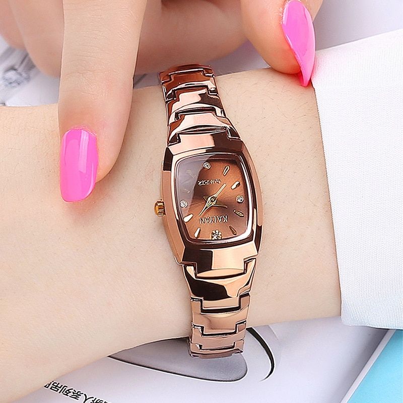 Women's Waterproof Simple Temperament Female Watch Student Compact Fashion Trend Ladies Quartz Watch