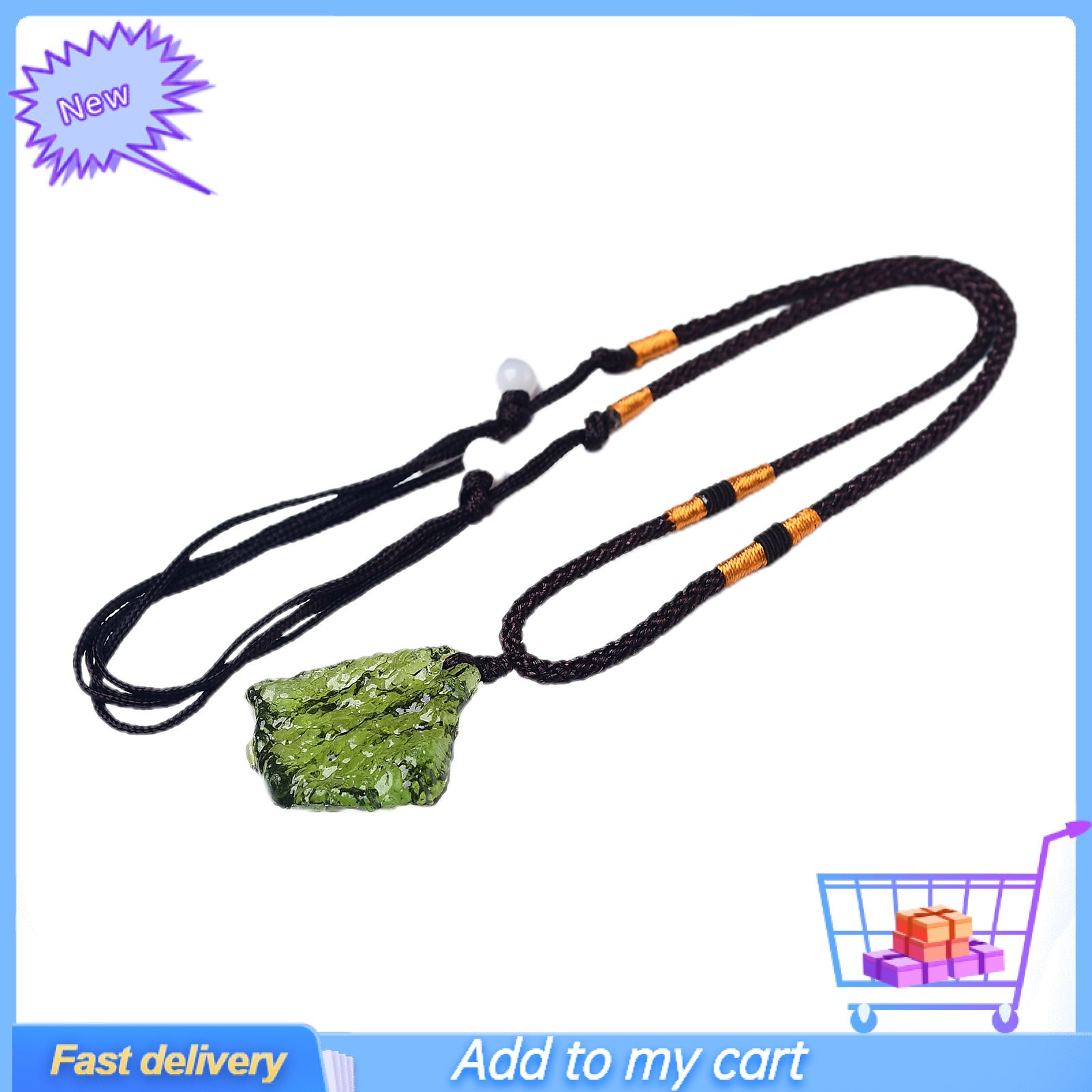 Pendant Necklace Adjustable Not Deformed Jewelry Creative Irregular Shape Pendant for Daily Life