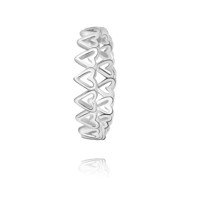 Authentic 925 Sterling Silver Blue Sparkling Crown Rings for Women Anniversary Engagement Party Jewelry birthday gift