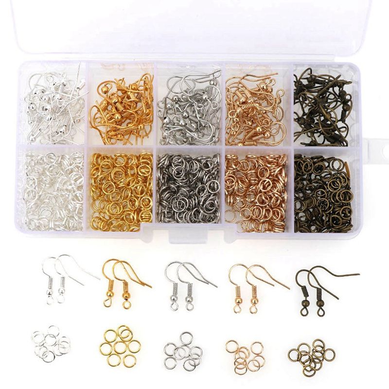 Ear Hooks Single Circle Earrings Earrings Diy Material Handmade Material Bag